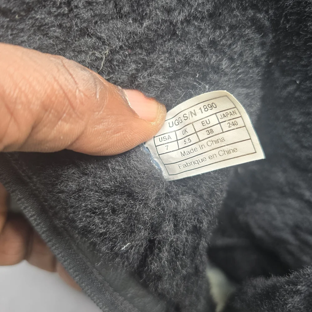 UGG Black‎ Fleece-Lined Boots